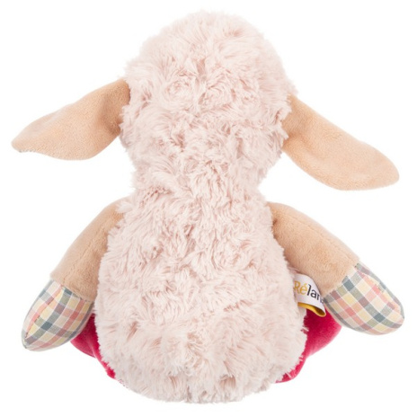 Овечка нежно-розовая, 20 см