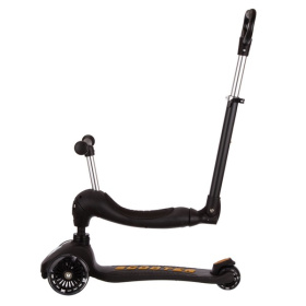 Самокат трансформер трехколесный с ручкой управления