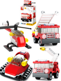 Конструктор пластиковый "Пожарная техника"