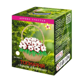 Набор для творчества топиарий "Букет в корзине" Набор для творчества топиарий "Букет в корзине"