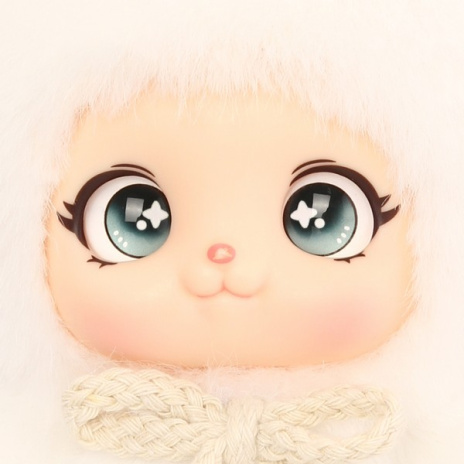 Сказочный персонаж белая овечка Лия, 15 см