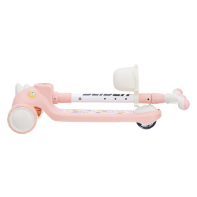 Самокат трехколесный Slider, колеса светящиеся, руль складной