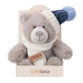 Игрушка мягконабивная ТМ "Relana" Пушистый Мишка в шапке и шарфике, 16 см, 2 вида в ассортименте, в дисплее, кратность продаж 6 шт, в/к 16*11*9 см Игрушка мягконабивная ТМ "Relana" Пушистый Мишка в шапке и шарфике, 16 см, 2 вида в ассортименте, в дисплее, кратность продаж 6 шт, в/к 16*11*9 см