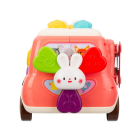 Центр игровой Elefantino "Весёлый автобус", световые и звуковые эффекты, рыбалка, молоточек, спиннер