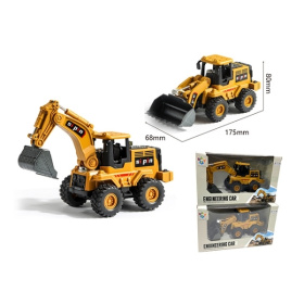 Машинка "Строительная спецтехника" металлическая, в ассортименте