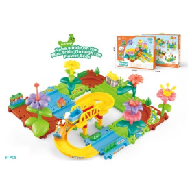 Набор "Железная дорога" конструктор, 51 элемент