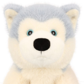 Собака бело-голубая, 25 см