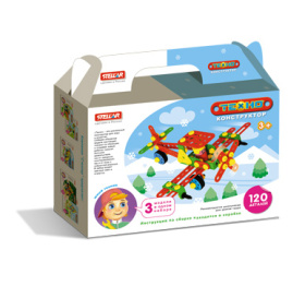 Конструктор "Техно" Самолет 120 деталей