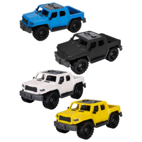 Джип "Альфа" МИКС Городской без тента (4 цвета), 11*16*29 см