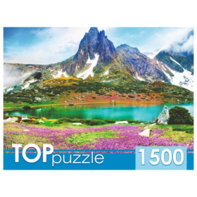 TOPpuzzle. Пазлы 1500 элементов. ЦВЕТУЩИЕ ГОРЫ