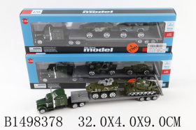 Автовоз "Армейская техника " 3 вида микс, в/к