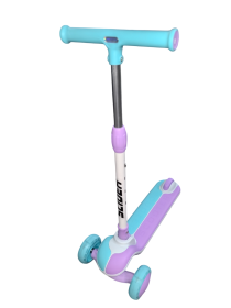 Самокат трехколесный Slider, колеса светящиеся, руль складной