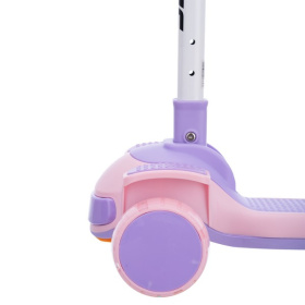 Самокат трехколесный Slider, колеса светящиеся, руль складной