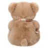 Мишка бежевый с сердцем, 19 см