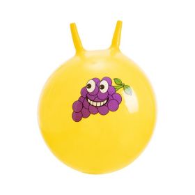 Мяч гимнастический с рожками, 55см, "Фрукты" микс цвета
