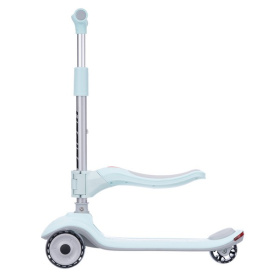 Самокат трехколесный Slider, колеса светящиеся, руль складной Самокат трехколесный Slider, колеса светящиеся, руль складной