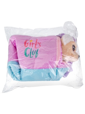 Собачка "Girl's Club" мягконабивная в сумочке-переноске