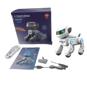 Робот-собака на пульте радиоуправления