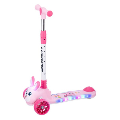 Самокат трехколесный Slider, колеса светящиеся, руль складной