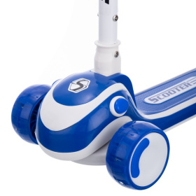 Самокат трехколесный Slider, колеса светящиеся, руль складной