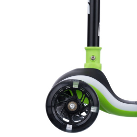 Самокат трехколесный Slider, светящиеся полиуретановые колёса и платформа, руль складной