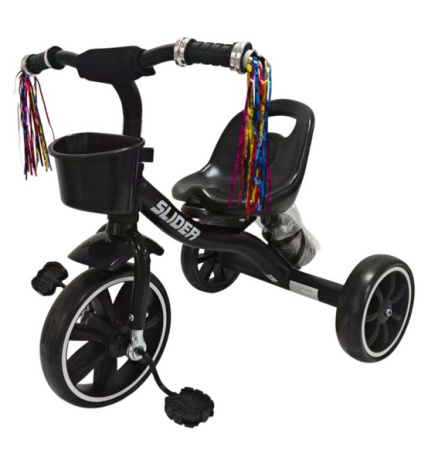 Велосипед трехколесный Slider колеса EVA 10 и 8", корзинка, бутылочка