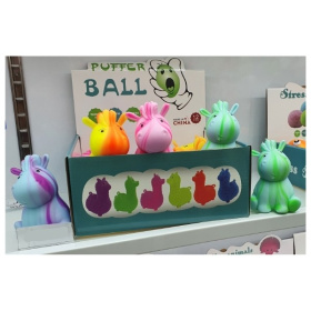 Игрушка-антистресс "Ослик", наполнение - мука, в ассортименте