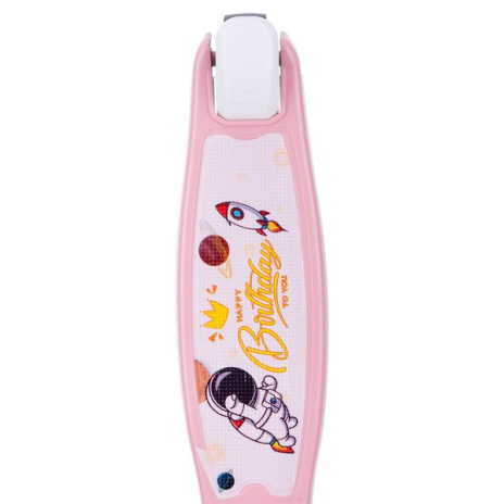 Самокат трехколесный Slider, колеса светящиеся, руль складной