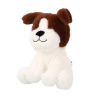 Собака коричнево-белая, 20 см