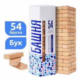 Настольная игра дженга «Башня» из 54 эл.