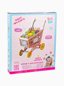 Набор "Продукты с тележкой "Girl's club"