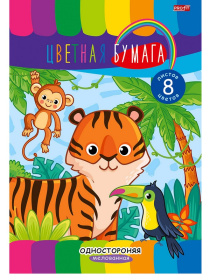 Набор для детского творчества: (4 шт. в наборе) Бумага цв.16л одн, Картон бел.8л, Картон уз.5л, Бума