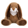 Зайчик бежевый в косынке, 26 см