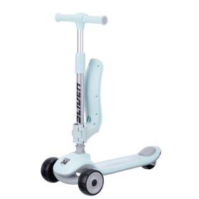 Самокат трехколесный Slider, колеса светящиеся, руль складной Самокат трехколесный Slider, колеса светящиеся, руль складной