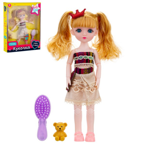 Кукла "Girls Club" 30 см с аксесуарами, ручки и ножки шарнирные Кукла "Girls Club" 30 см с аксесуарами, ручки и ножки шарнирные