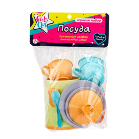 Набор Girl's Club "Посуда", 13 предметов, органические материалы