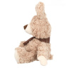 Зайчик с коричневым шарфиком, 25 см