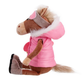 Игрушка мягконабивная ТМ "Relana" Лошадка со сноубордом Паулина, 25 см