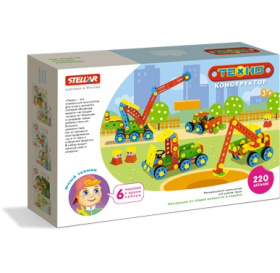 Конструктор "Техно" Стройка 220 деталей