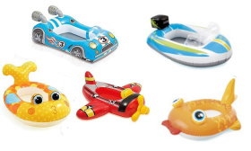 Лодка Pool Cruisers, от 3-6 лет, цвета МИКС, 59380NP INTEX