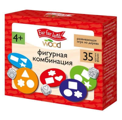 Игра развивающая деревянная "Фигурная комбинация" Far far land Wood, в/к