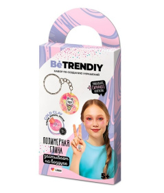 Игрушка для детей страше 5 лет для изготов. фигурок модели "Be TrenDIY" Cold clay, создай украшения