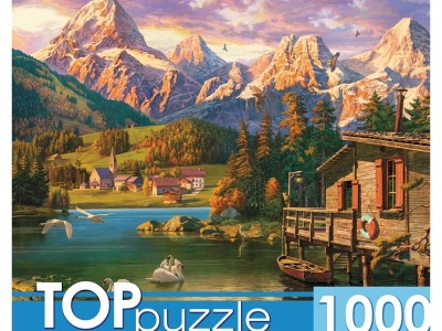 TOPpuzzle. ПАЗЛЫ 1000 элементов. Доломитовые Альпы