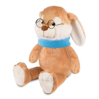Мягкая Игрушка Maxitoys Luxury, Кролик Эдик в Шарфе и в Очках, 20 см