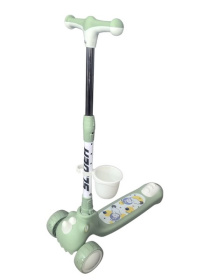 Самокат трехколесный Slider, колеса светящиеся, руль складной