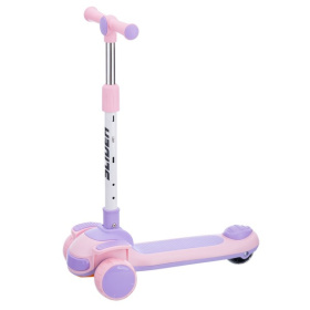 Самокат трехколесный Slider, колеса светящиеся, руль складной