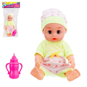 Пупс 25 см Girl's Club "Любимый малыш" с аксессуарами, пьет и писает Пупс 25 см Girl's Club "Любимый малыш" с аксессуарами, пьет и писает