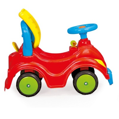 Игрушка Машина-каталка DOLU smile, с клаксоном, красная