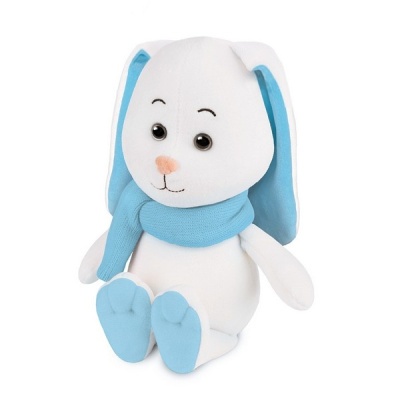 Мягкая Игрушка Maxitoys Luxury, Зайка Снежок с Длинными Ушами в Шарфе, 20 см