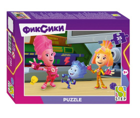 Пазл 35 "Фиксики. Новый сезон" (Аэроплан)